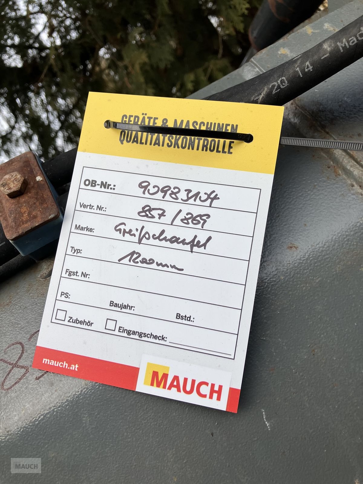 Ladeschaufel za tip Sonstige Greifschaufel 1200mm, Gebrauchtmaschine u Burgkirchen (Slika 3)