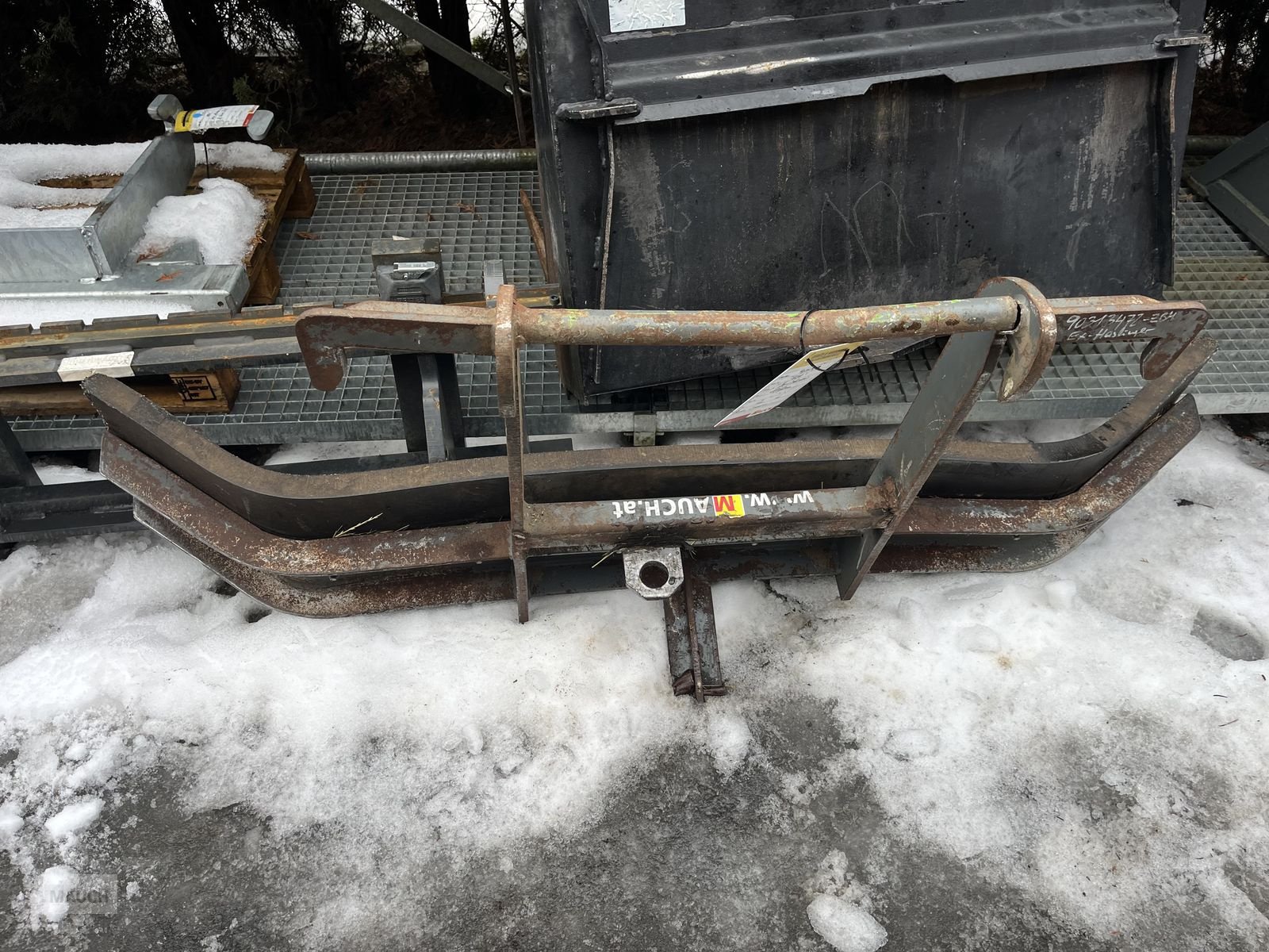 Ladeschaufel van het type Sonstige Gummischieber 1750mm Weidemann MV, Gebrauchtmaschine in Burgkirchen (Foto 3)