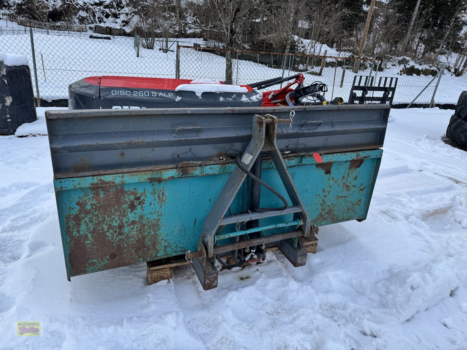 Ladeschaufel Türe ait Sonstige Kippschaufel 200cm mit Dreipunktaufnahme, Gebrauchtmaschine içinde Kötschach (resim 2)