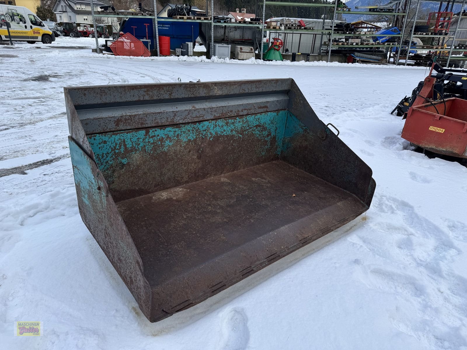 Ladeschaufel Türe ait Sonstige Kippschaufel 200cm mit Dreipunktaufnahme, Gebrauchtmaschine içinde Kötschach (resim 8)