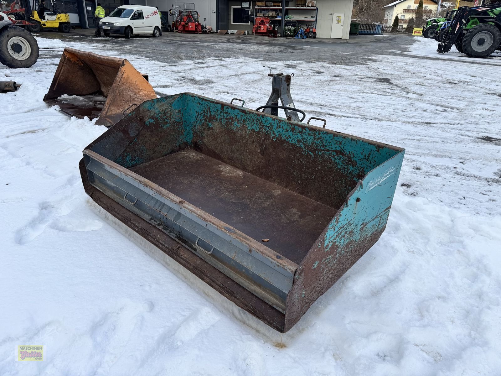 Ladeschaufel Türe ait Sonstige Kippschaufel 200cm mit Dreipunktaufnahme, Gebrauchtmaschine içinde Kötschach (resim 19)