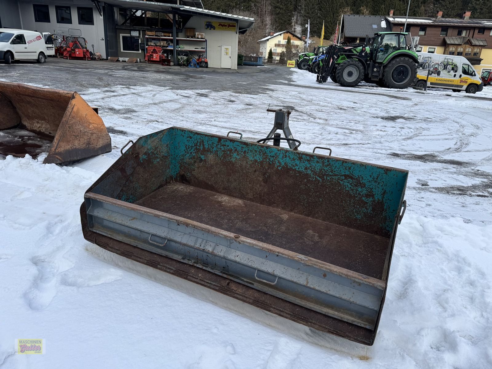 Ladeschaufel Türe ait Sonstige Kippschaufel 200cm mit Dreipunktaufnahme, Gebrauchtmaschine içinde Kötschach (resim 20)