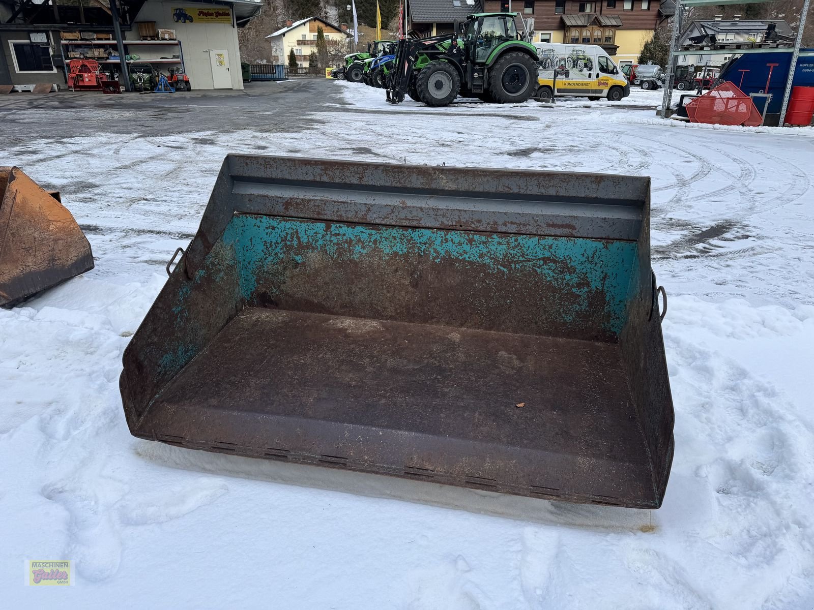 Ladeschaufel Türe ait Sonstige Kippschaufel 200cm mit Dreipunktaufnahme, Gebrauchtmaschine içinde Kötschach (resim 7)