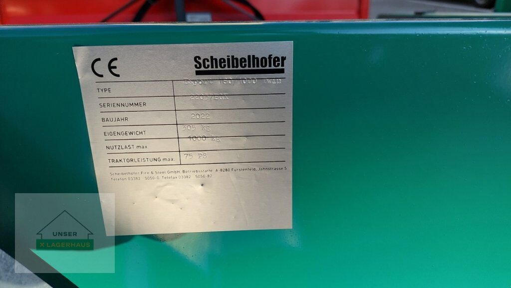 Ladeschaufel typu Sonstige SCHEIBELHOFER KIPPMULDE EXPORT 180/1000TWIN, Neumaschine v Aschbach (Obrázek 4)