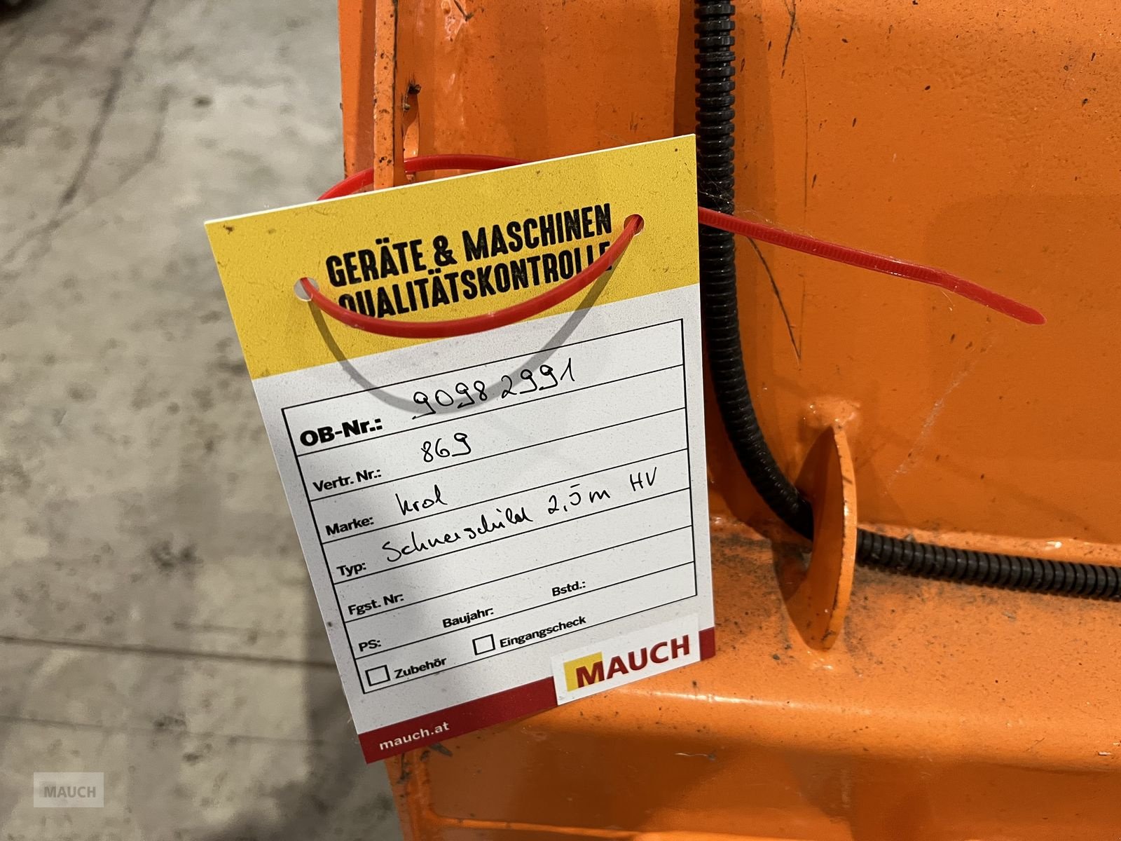 Ladeschaufel of the type Sonstige Schneeschild 2500mm Weidemann HV, Gebrauchtmaschine in Burgkirchen (Picture 9)