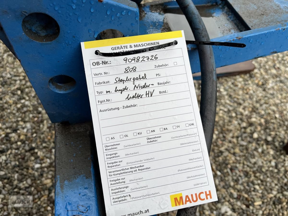 Ladeschaufel typu Sonstige Staplergabel mit Niederhalter Weidemann HV, Gebrauchtmaschine v Burgkirchen (Obrázek 5)