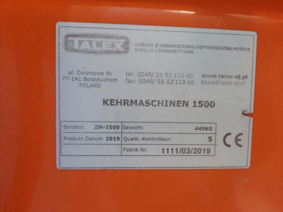 Ladeschaufel des Typs Sonstige TALEX KEHRMASCHINE ZM-1500, Gebrauchtmaschine in Burgkirchen (Bild 2)