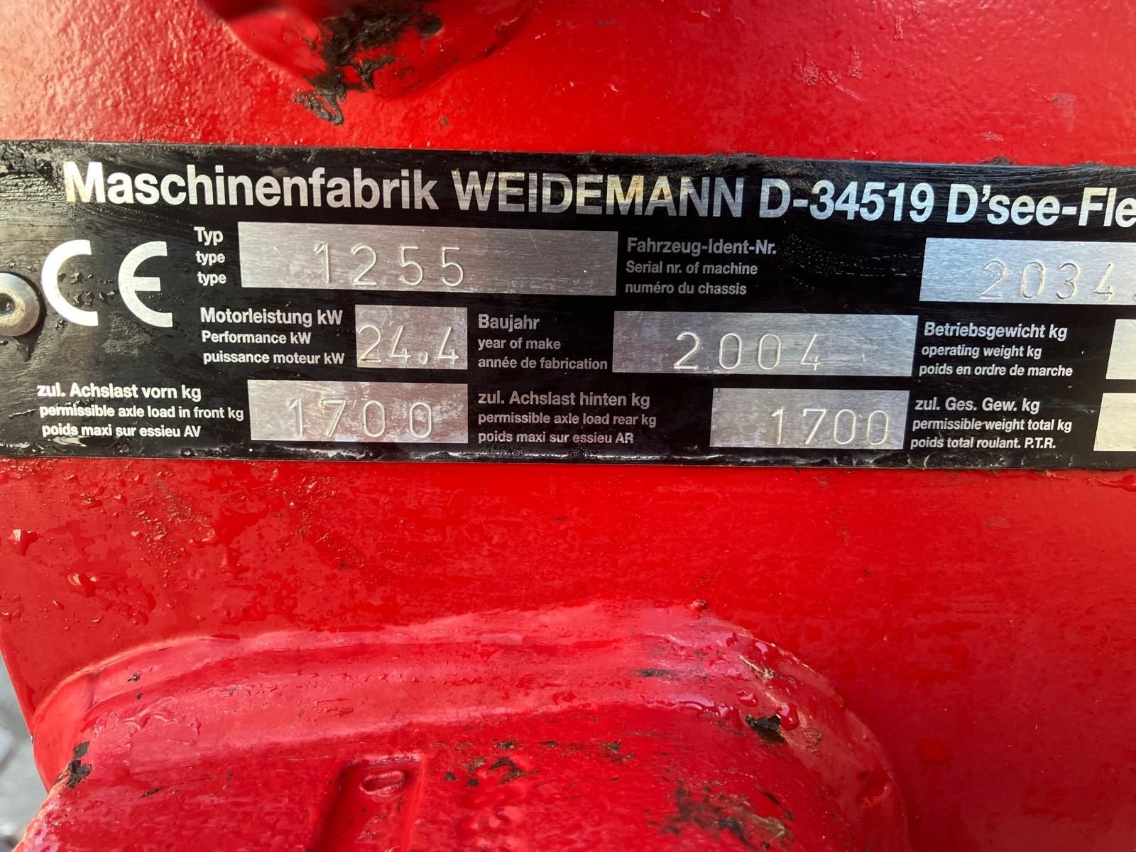 Ladeschaufel typu Weidemann  1255 Hoflader, Gebrauchtmaschine v Ried im Oberinntal (Obrázek 7)