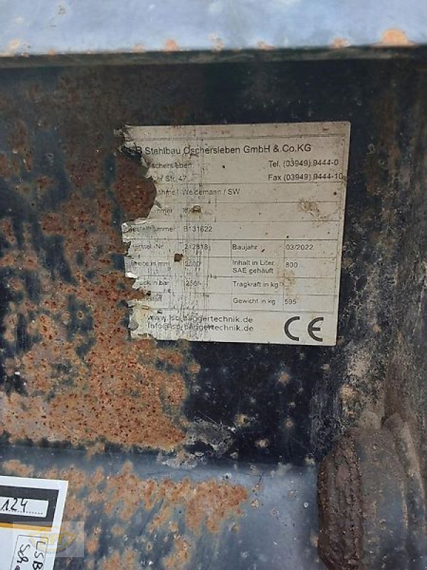 Ladeschaufel des Typs Weidemann  4 in 1 Schaufel 2000 mm mit Reißzähnen Weidemann 3080, Gebrauchtmaschine in Mühlhausen-Görmar (Bild 4)