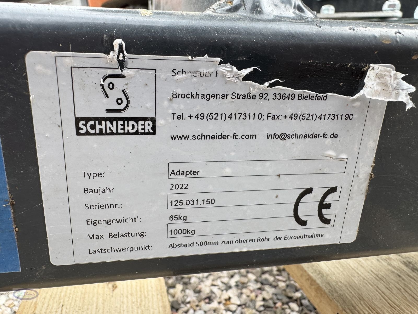 Ladeschaufel of the type Weidemann  Weidemann Adapter, Gebrauchtmaschine in Münzkirchen (Picture 3)