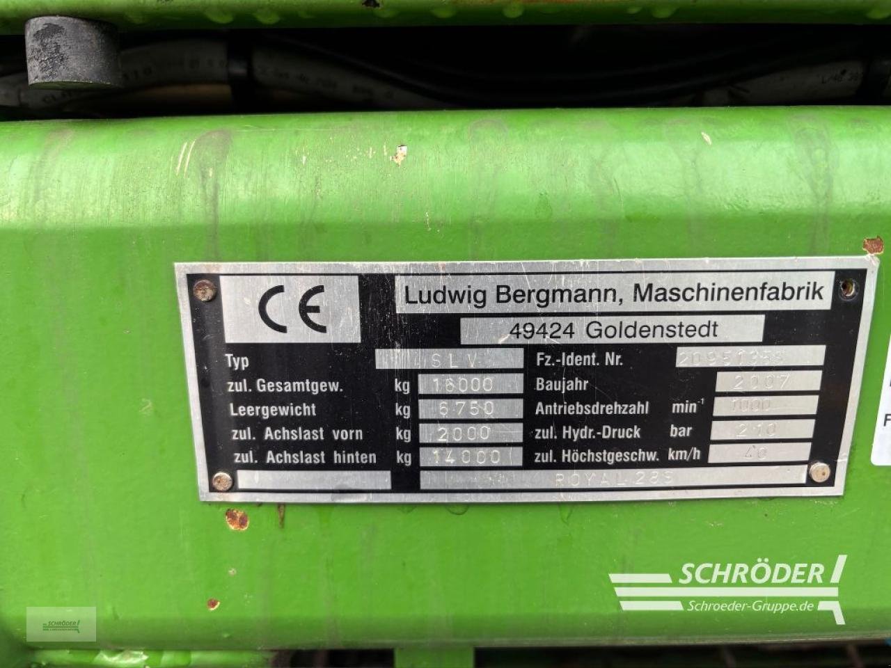 Ladewagen του τύπου Bergmann ROYAL 28 S, Gebrauchtmaschine σε Westerstede (Φωτογραφία 10)