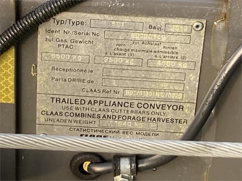 Ladewagen of the type CLAAS 930 SKÆREBORDSVOGN 4, Gebrauchtmaschine in Hinnerup (Picture 6)