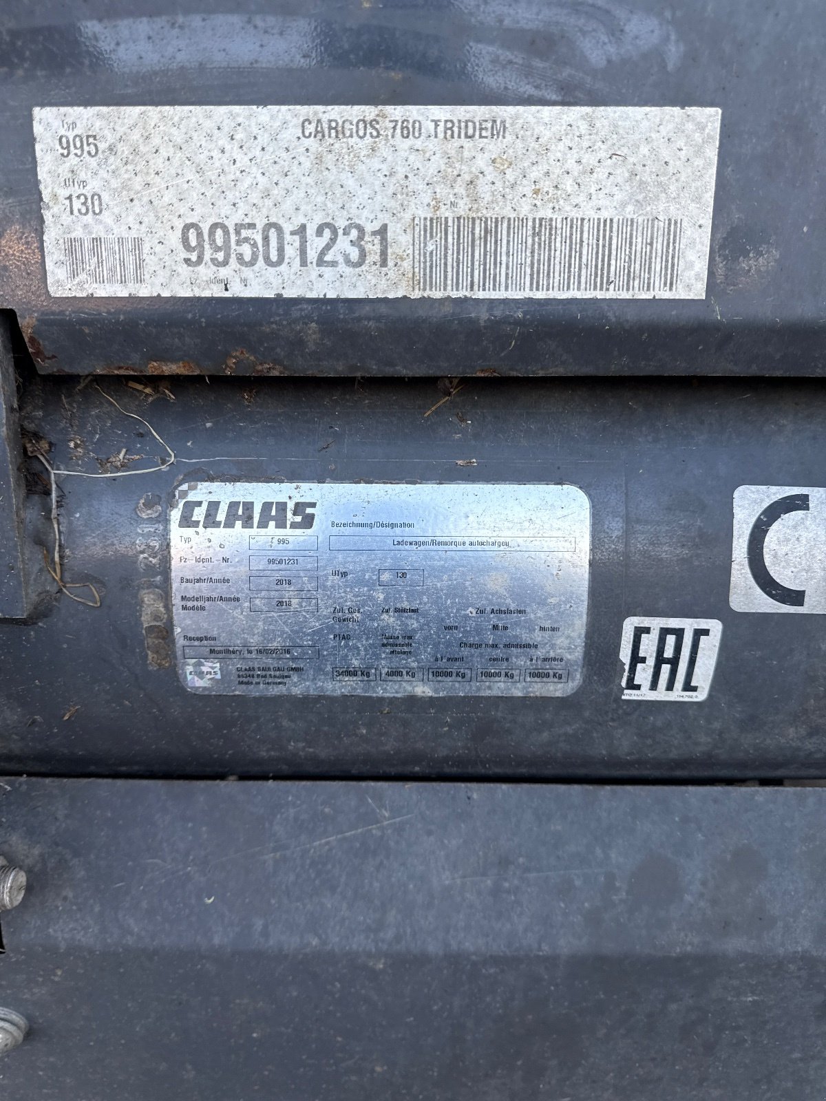 Ladewagen tipa CLAAS Cargos 760, Gebrauchtmaschine u Lauchhammer (Slika 3)