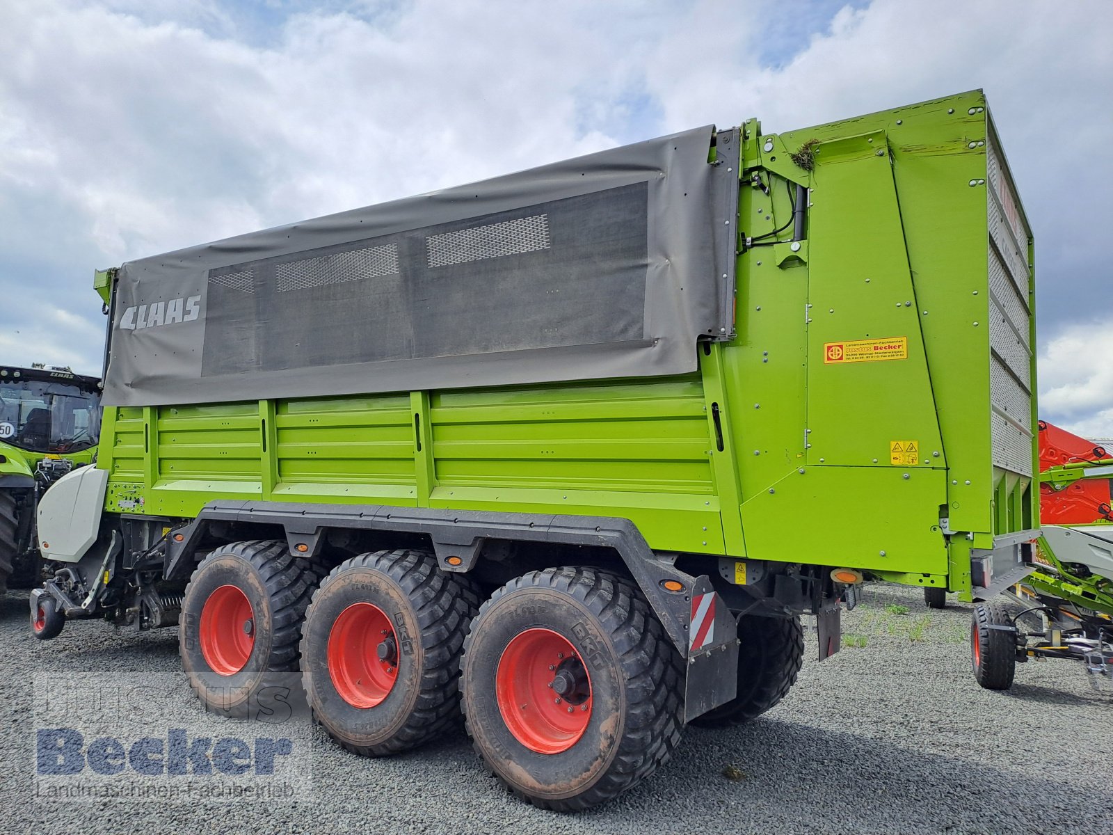 Ladewagen typu CLAAS Cargos 8500 Tridem, Gebrauchtmaschine v Weimar-Niederwalgern (Obrázek 3)
