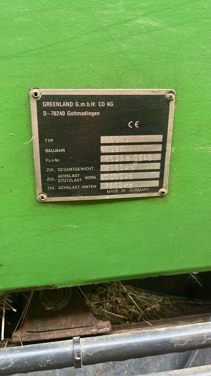 Ladewagen typu Deutz-Fahr K 7.36, Gebrauchtmaschine w Roßbach (Zdjęcie 3)