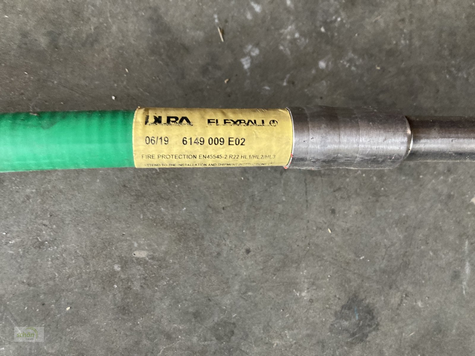 Ladewagen tipa Dura Flexball Bowdenzug ca 2,85 Meter lang für Auflaufbremse 6149009, Neumaschine u Burgrieden (Slika 2)