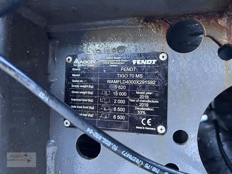 Ladewagen типа Fendt LELY Mengele TIGO 70 MS, Gebrauchtmaschine в Geestland (Фотография 19)