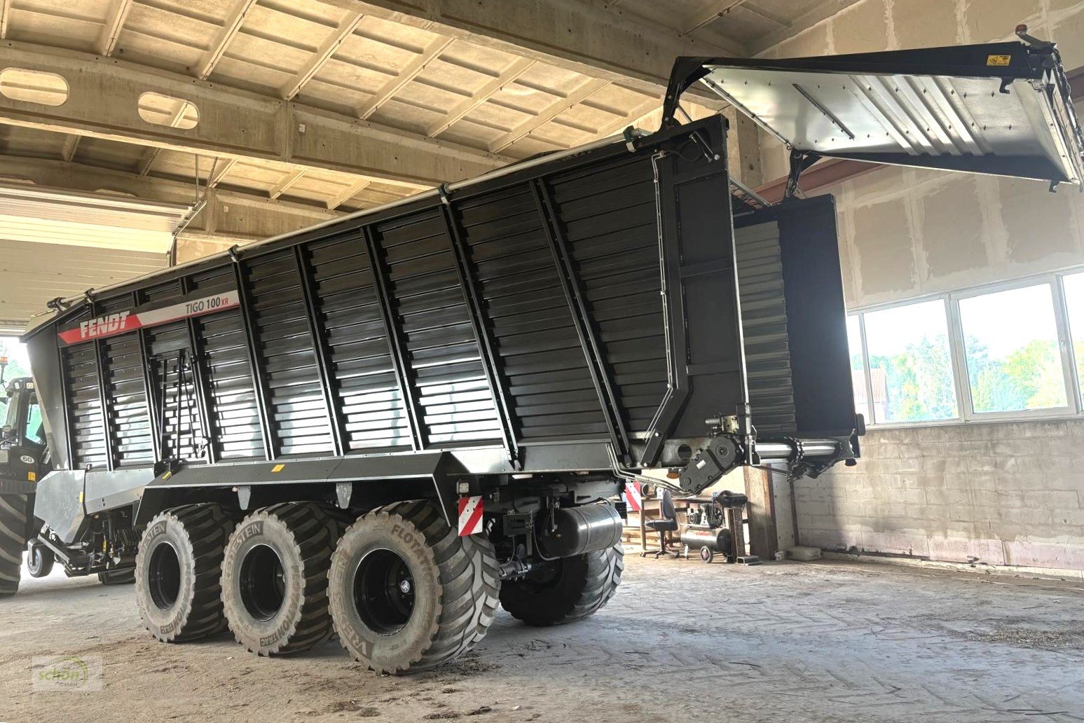 Ladewagen del tipo Fendt Tigo 100 XR in einem guten Zustand mit Laderaumabdeckung und Liftachse, Gebrauchtmaschine en Apenburg-Winterfeld (Imagen 3)