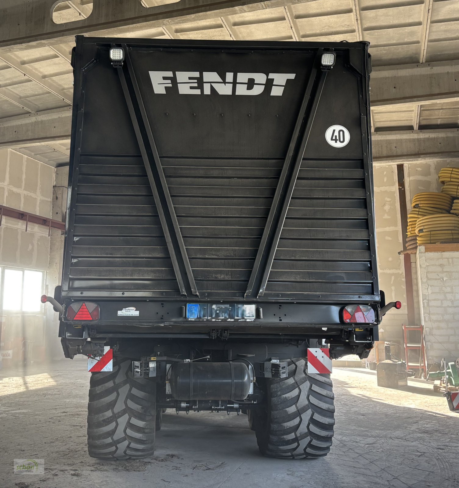 Ladewagen типа Fendt Tigo 100 XR in einem guten Zustand mit Liftachse und Laderaumabdeckung, Gebrauchtmaschine в Burgrieden (Фотография 8)