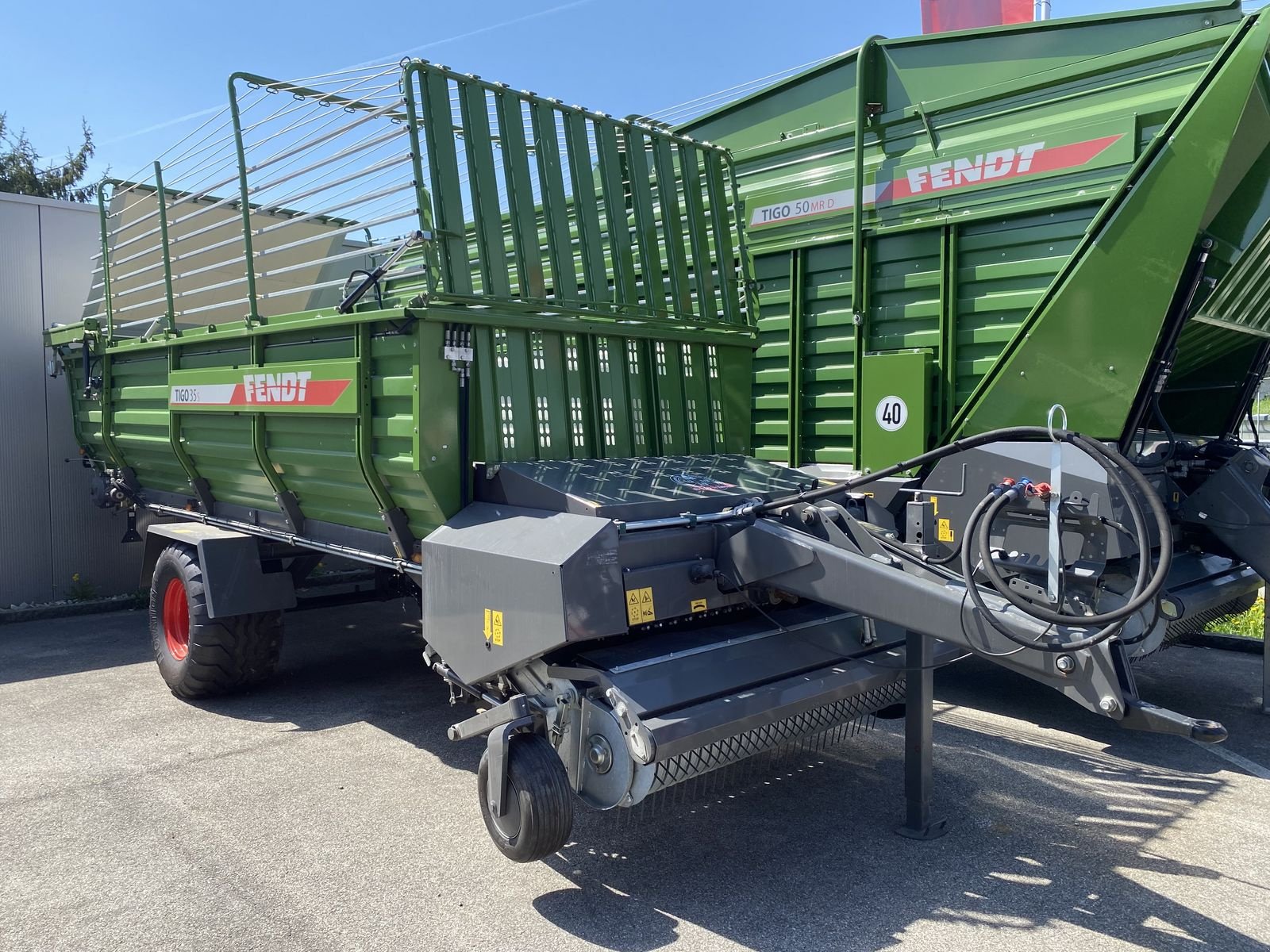 Ladewagen des Typs Fendt Tigo 35 S, Neumaschine in Wallern (Bild 2)