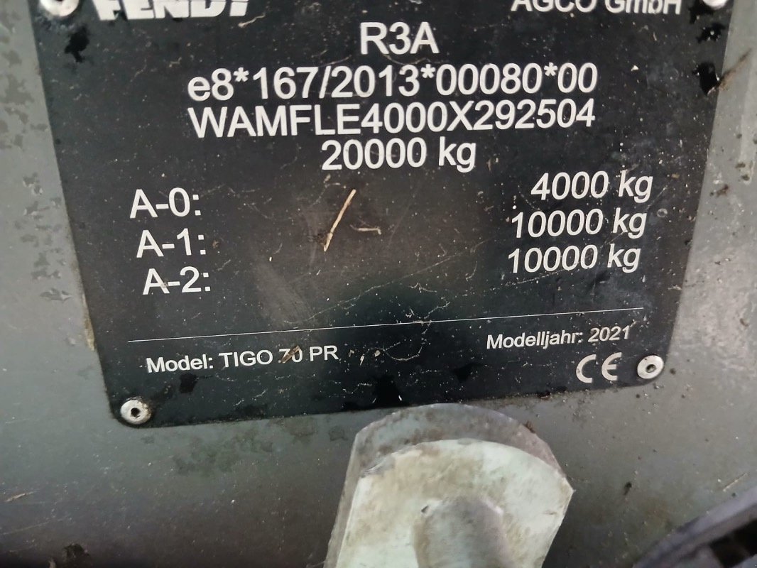 Ladewagen typu Fendt Tigo 70PR D, Gebrauchtmaschine v Liebenwalde (Obrázek 13)