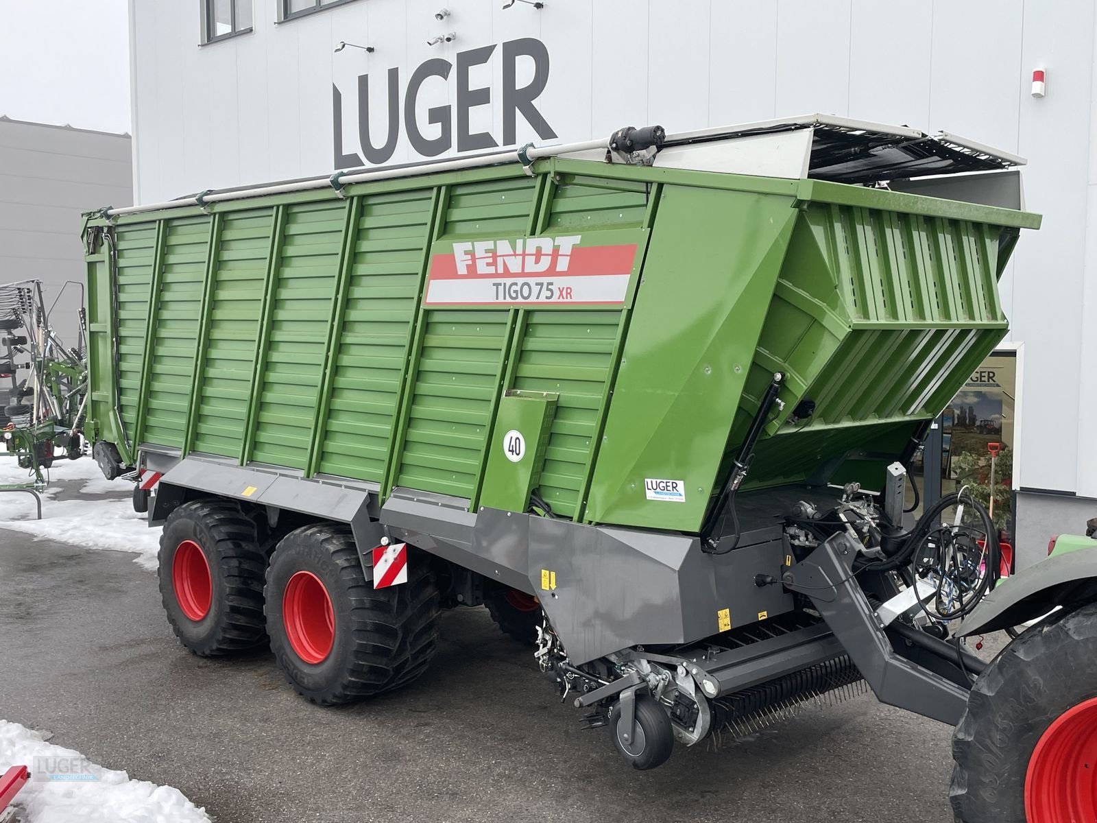 Ladewagen van het type Fendt Tigo 75 XR - Messerschleifeinrichtung, Vorführmaschine in Niederkappel (Foto 11)