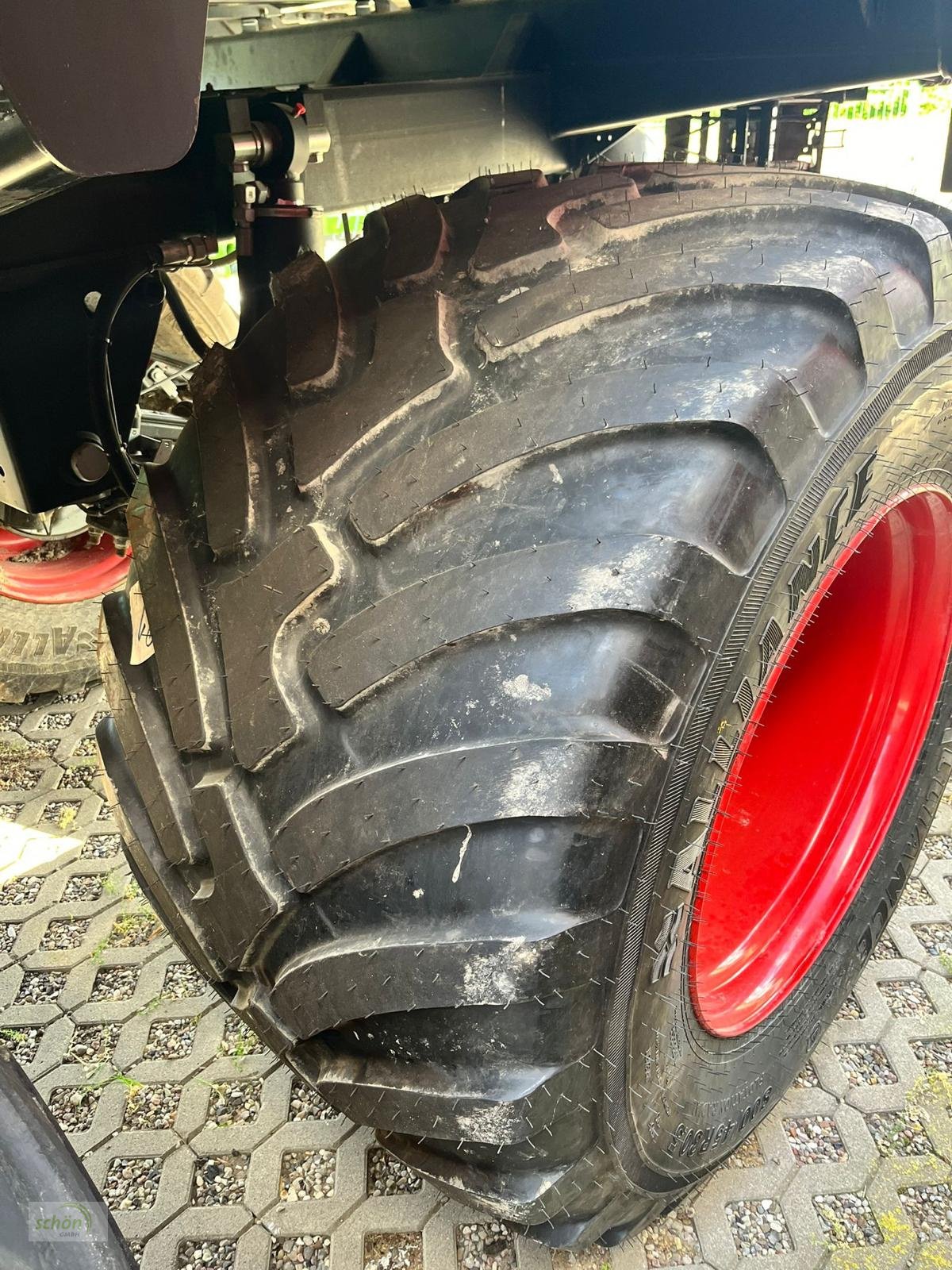 Ladewagen del tipo Fendt Tigo 75 XR mit 800/45 R30,5 Bereifung, Laderaumabdeckung und 2 Dosierwalzen, Gebrauchtmaschine en Burgrieden (Imagen 8)