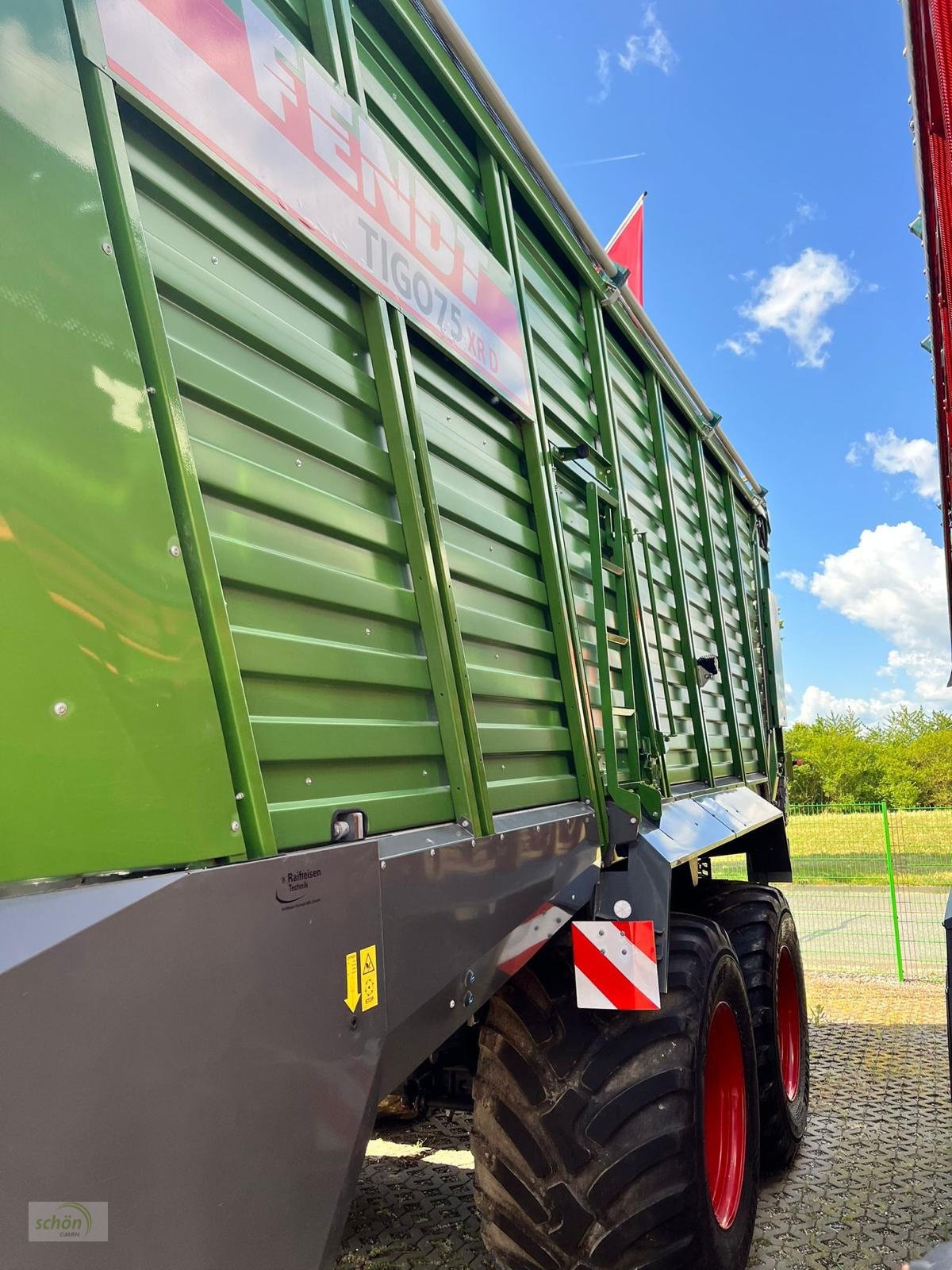 Ladewagen typu Fendt Tigo 75 XR mit 800/45 R30,5 Bereifung, Laderaumabdeckung und 2 Dosierwalzen, Gebrauchtmaschine v Gadebusch (Obrázek 2)