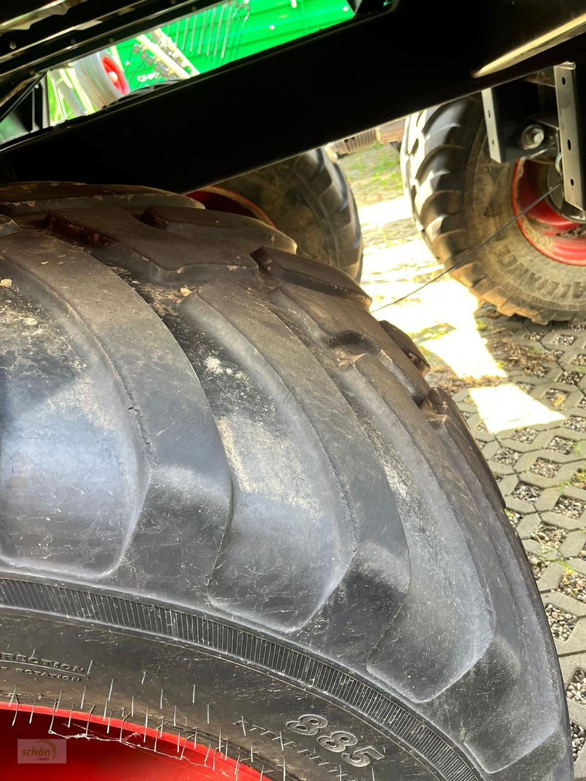 Ladewagen typu Fendt Tigo 75 XR mit 800/45 R30,5 Bereifung, Laderaumabdeckung und 2 Dosierwalzen, Gebrauchtmaschine v Gadebusch (Obrázek 10)