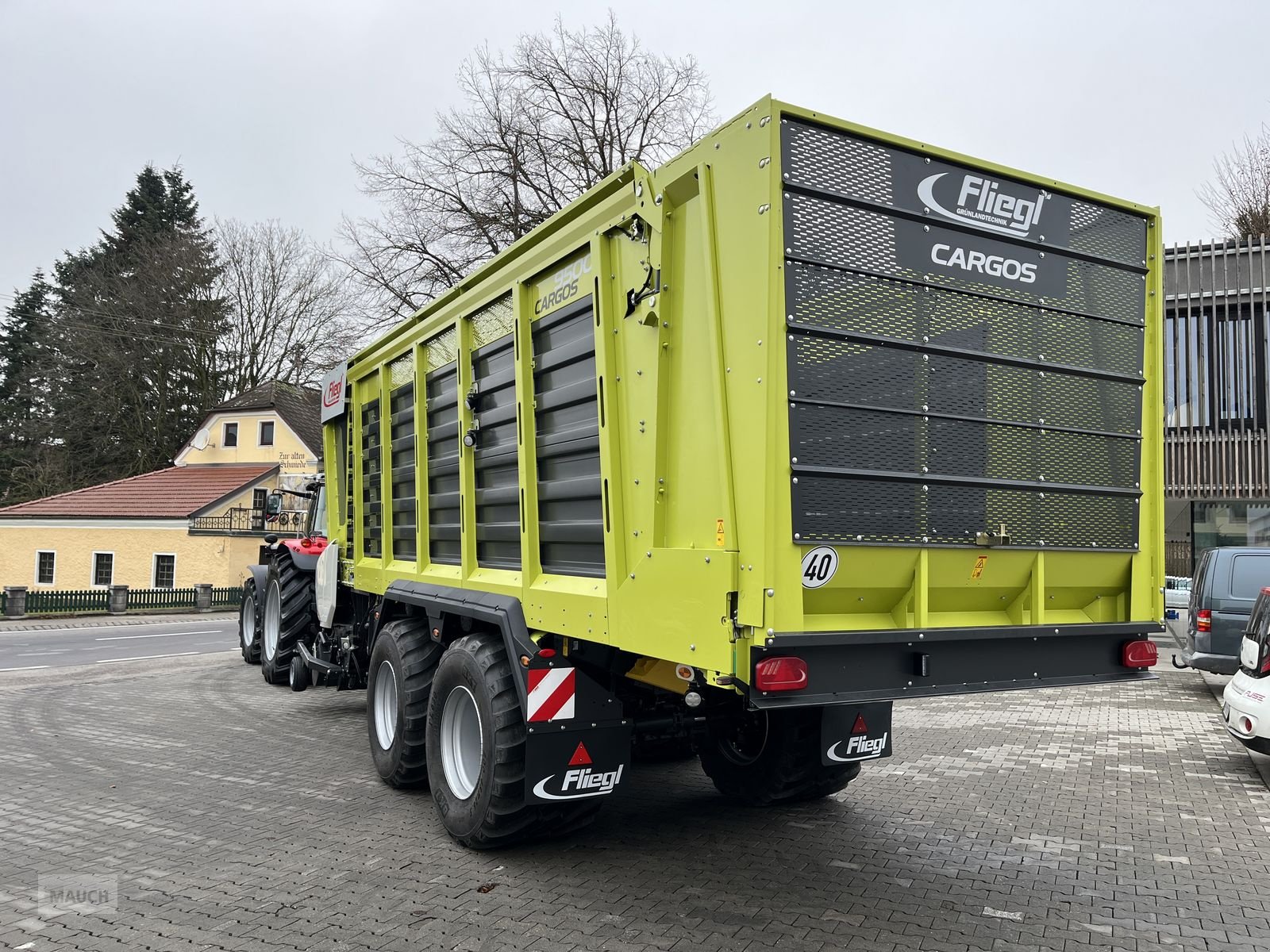 Ladewagen del tipo Fliegl Cargos 9500, Neumaschine In Burgkirchen (Immagine 4)