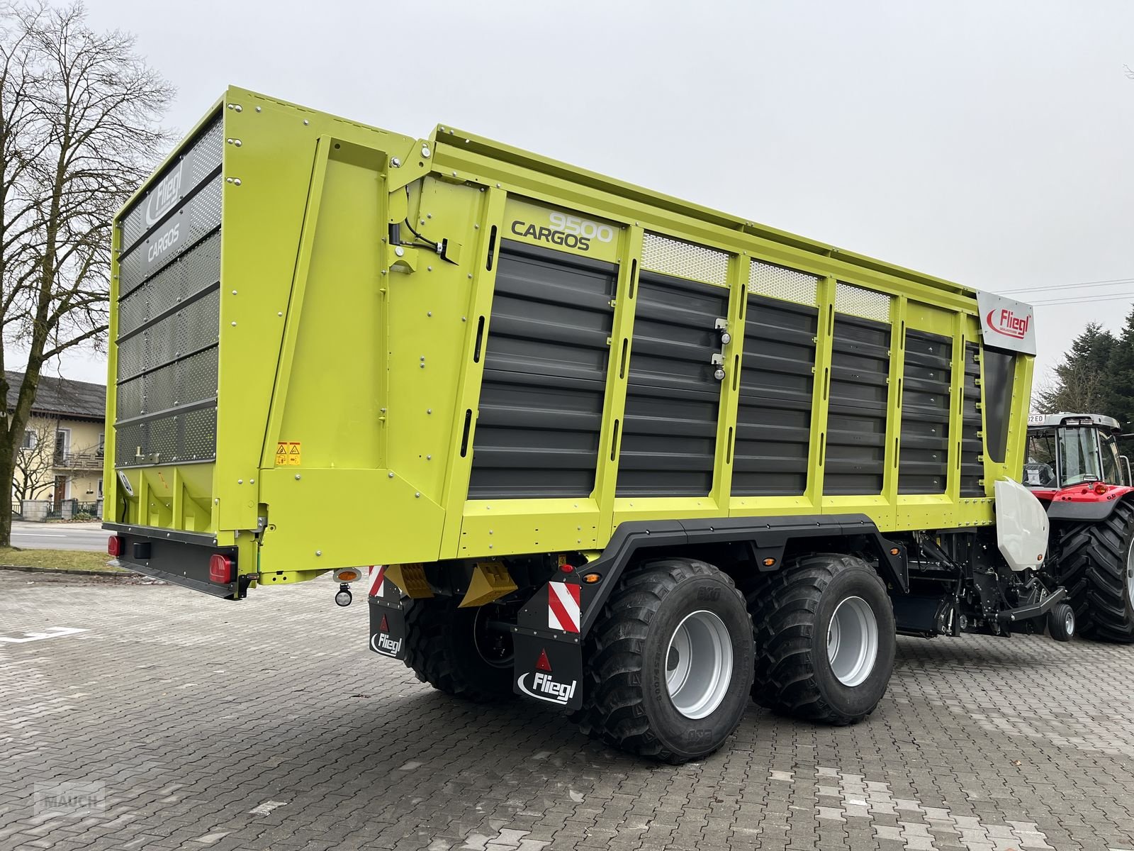 Ladewagen del tipo Fliegl Cargos 9500, Neumaschine In Burgkirchen (Immagine 7)