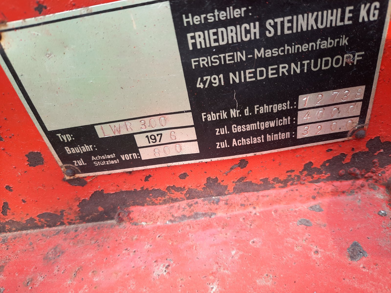 Ladewagen typu Fristein FRISTEIN LADEWAGEN LWR300, Gebrauchtmaschine v Bad Arolsen (Obrázek 2)