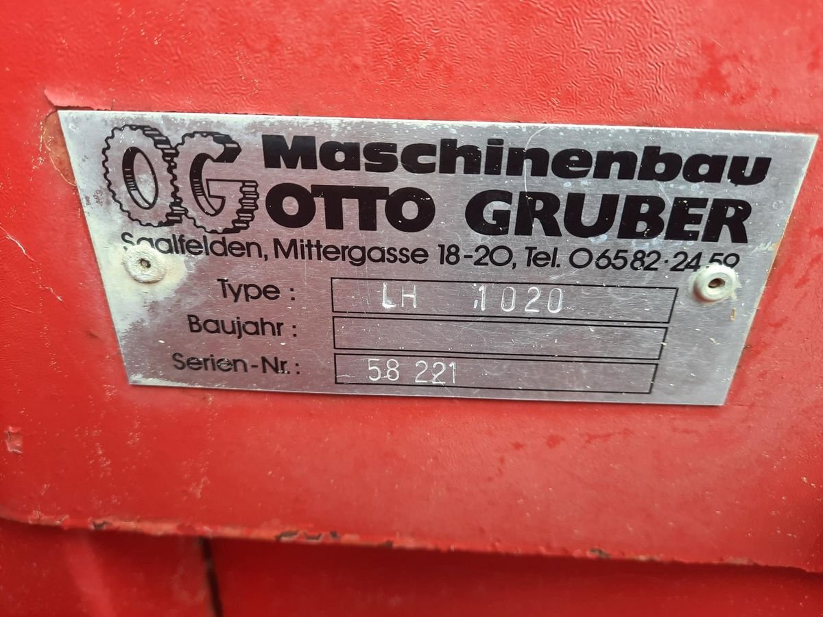 Ladewagen des Typs Gruber LH 1020 Ladewagen, Gebrauchtmaschine in Burgkirchen (Bild 3)