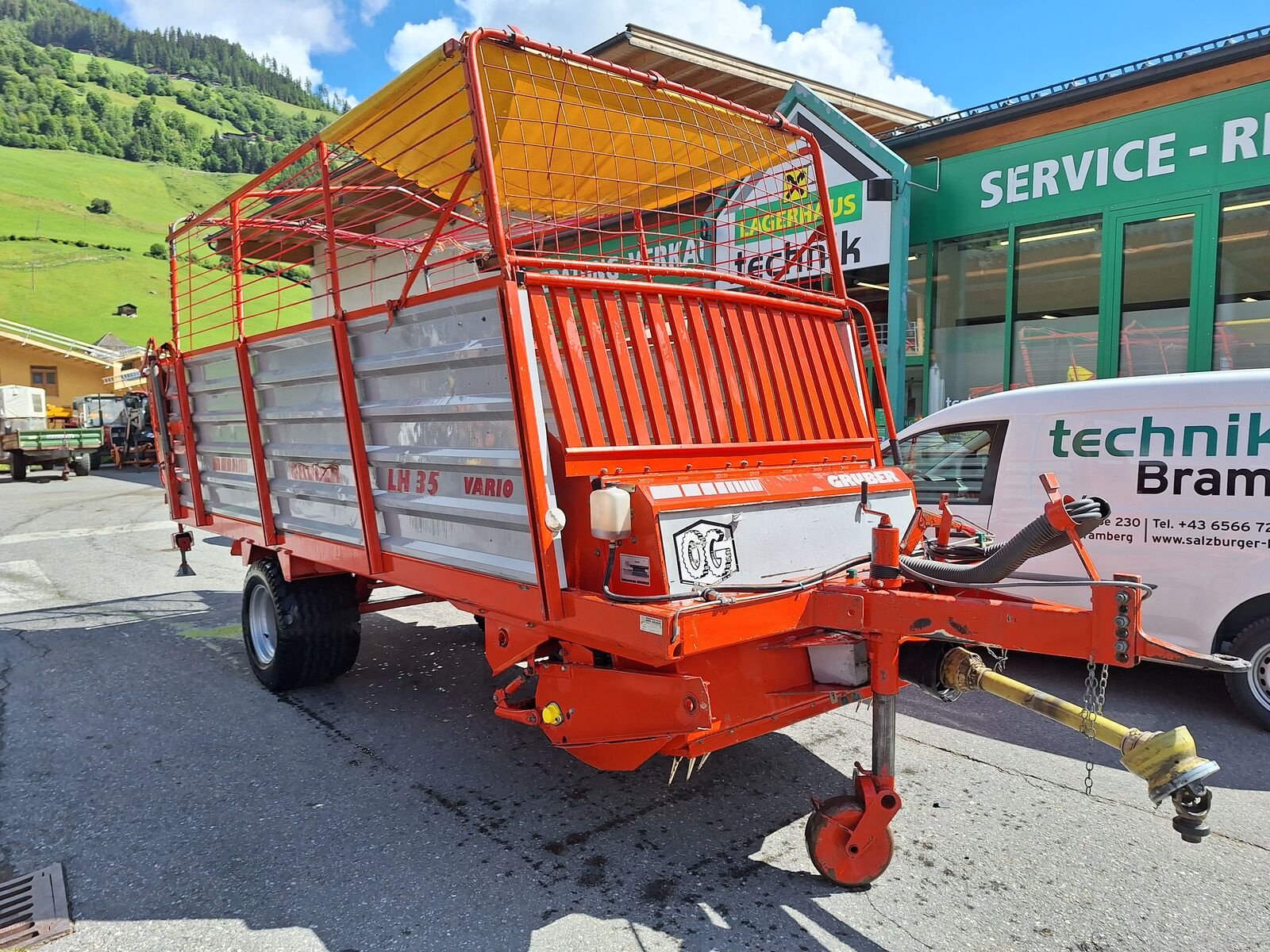 Ladewagen des Typs Gruber LH 35 Vario, Gebrauchtmaschine in Bramberg (Bild 2)