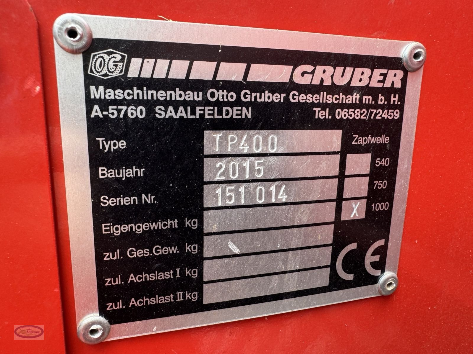 Ladewagen of the type Gruber Twin Power TP 400, Gebrauchtmaschine in Münzkirchen (Picture 12)