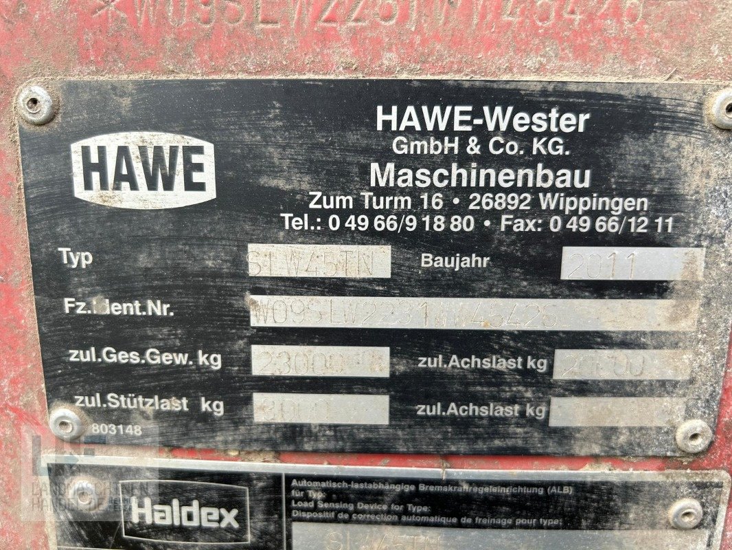 Ladewagen del tipo Hawe SLW 45 T, Gebrauchtmaschine In Burg/Spreewald (Immagine 5)