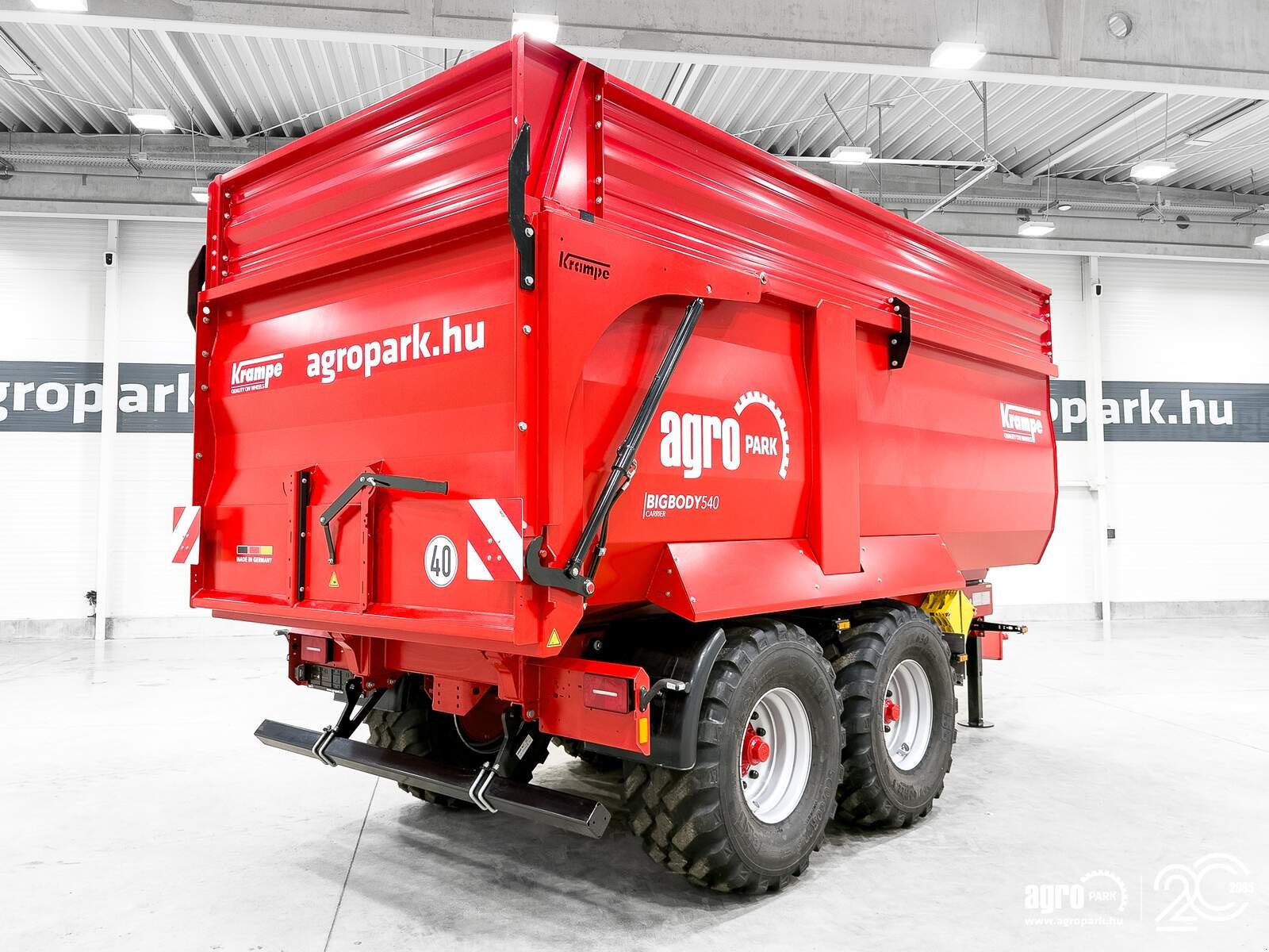 Ladewagen typu Krampe Big Body 540 Carrier (BB 540) 14,8 tons capacity, 26 m3, 60 cm extension, Made in Germany, premium trailer, Gebrauchtmaschine v Csengele (Obrázek 3)