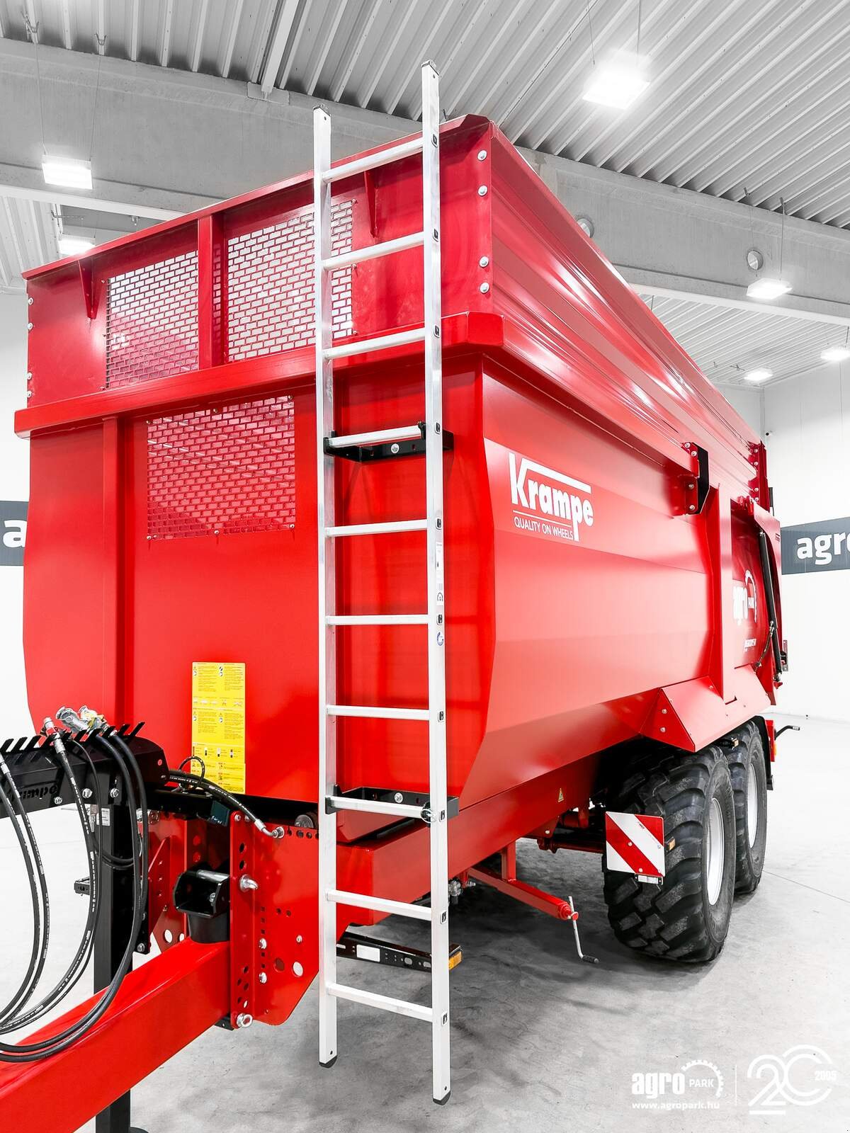 Ladewagen typu Krampe Big Body 540 Carrier (BB 540) 14,8 tons capacity, 26 m3, 60 cm extension, Made in Germany, premium trailer, Gebrauchtmaschine v Csengele (Obrázok 16)