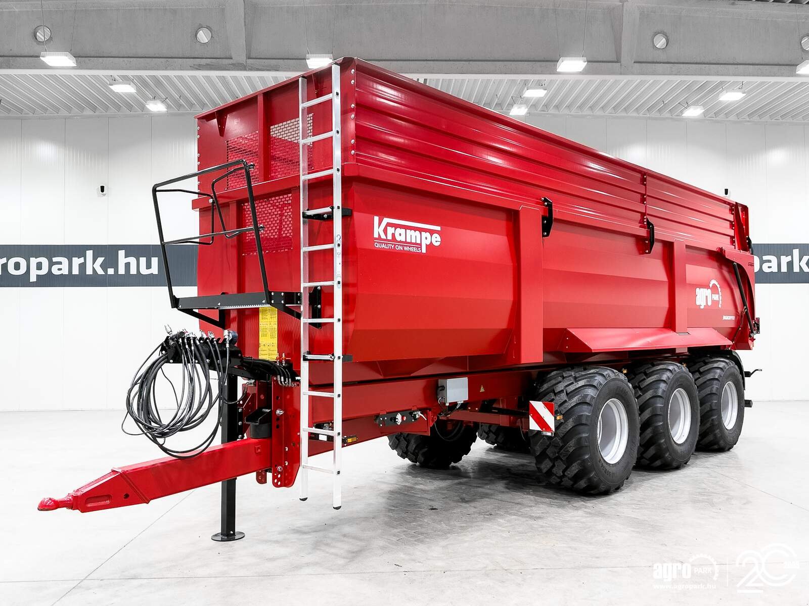 Ladewagen typu Krampe Big Body 900 (BB 900) 28 tons capacity, 46,1 m3, 3 axles, 80 cm extension, Made in Germany, premium trailer, Gebrauchtmaschine v Csengele (Obrázek 1)