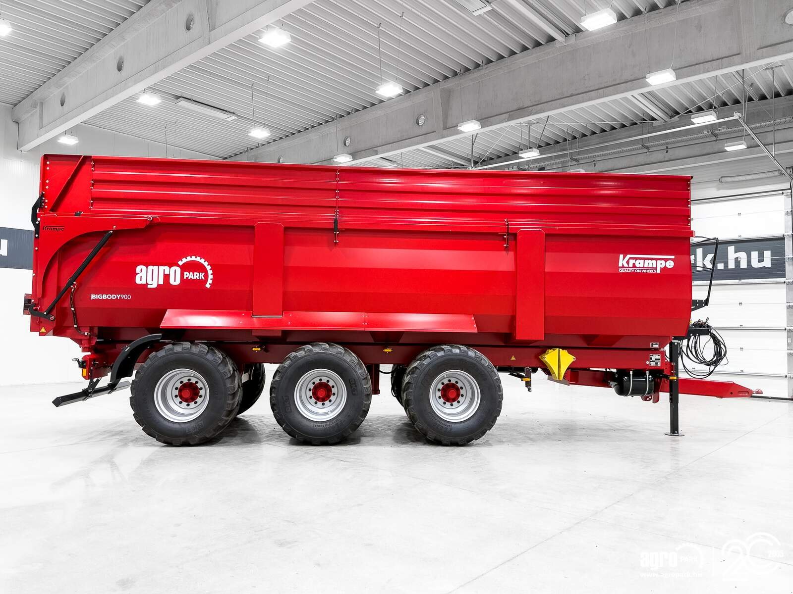 Ladewagen typu Krampe Big Body 900 (BB 900) 28 tons capacity, 46,1 m3, 3 axles, 80 cm extension, Made in Germany, premium trailer, Gebrauchtmaschine v Csengele (Obrázek 9)
