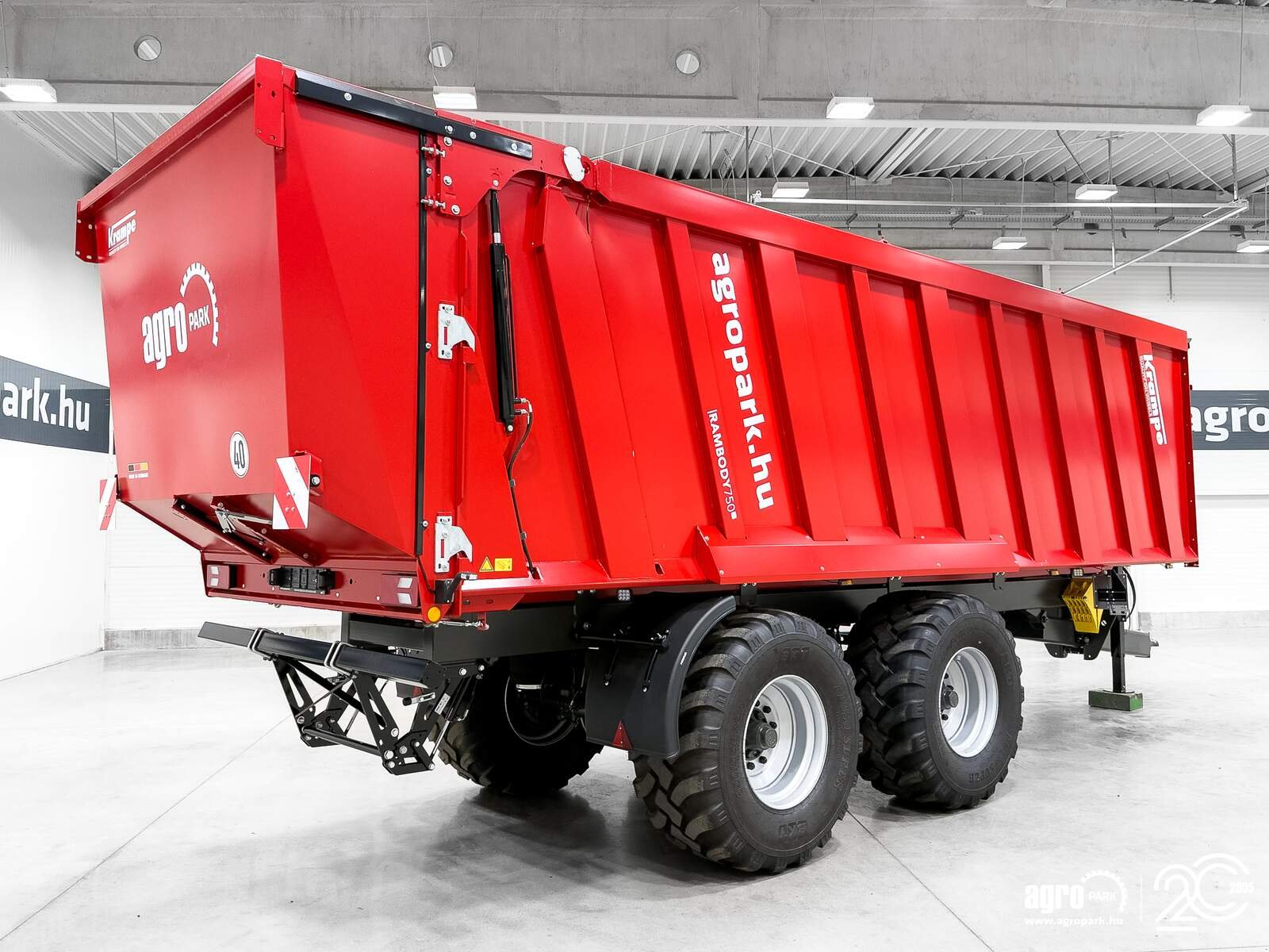 Ladewagen typu Krampe Rambody 750 (AS 750) 22 ton push off trailer, 38,6 m3, air brake, LED, 40 km/h, air suspension, Gebrauchtmaschine v Csengele (Obrázek 3)