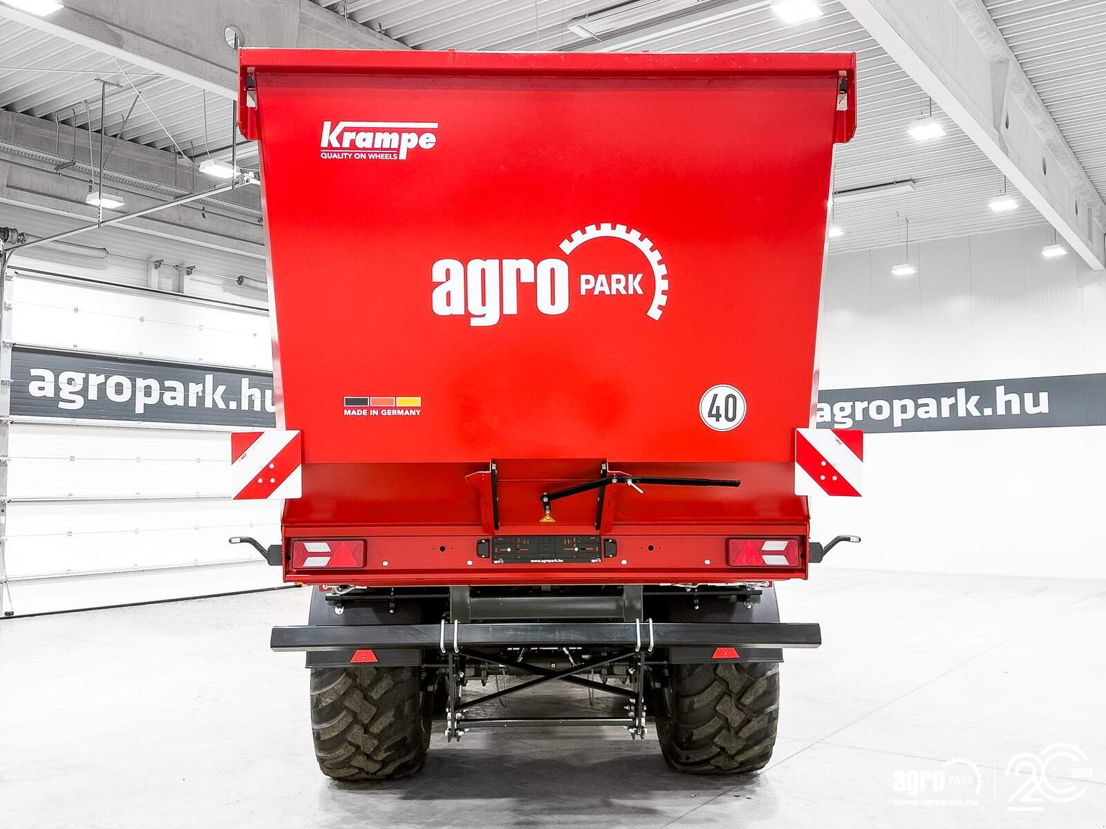 Ladewagen del tipo Krampe Rambody 900 (AS 900) 28 ton capacity push off trailer, hydr. tailgate, 45,3 m3, air brake, air suspension, Gebrauchtmaschine In Csengele (Immagine 9)