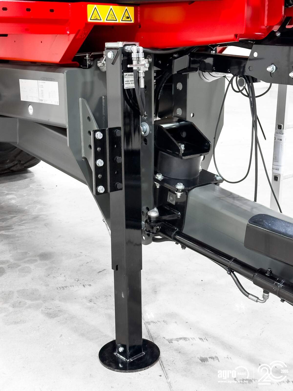 Ladewagen des Typs Krampe Rambody 900 (AS 900) 28 ton, push off trailer, hydraulic tailgate, 45,3 m3, LED, air suspension, Gebrauchtmaschine in Csengele (Bild 24)