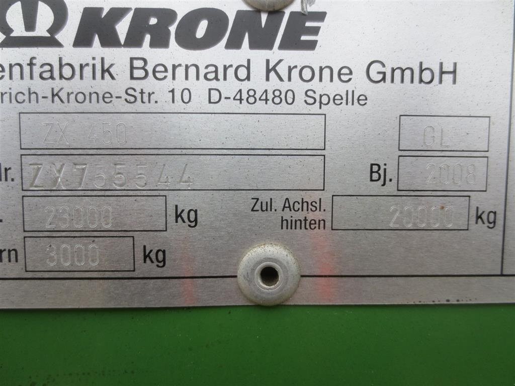 Ladewagen des Typs Krone 450 GL DEFEKT GEARKASSE, Gebrauchtmaschine in Nørre Nebel (Bild 14)