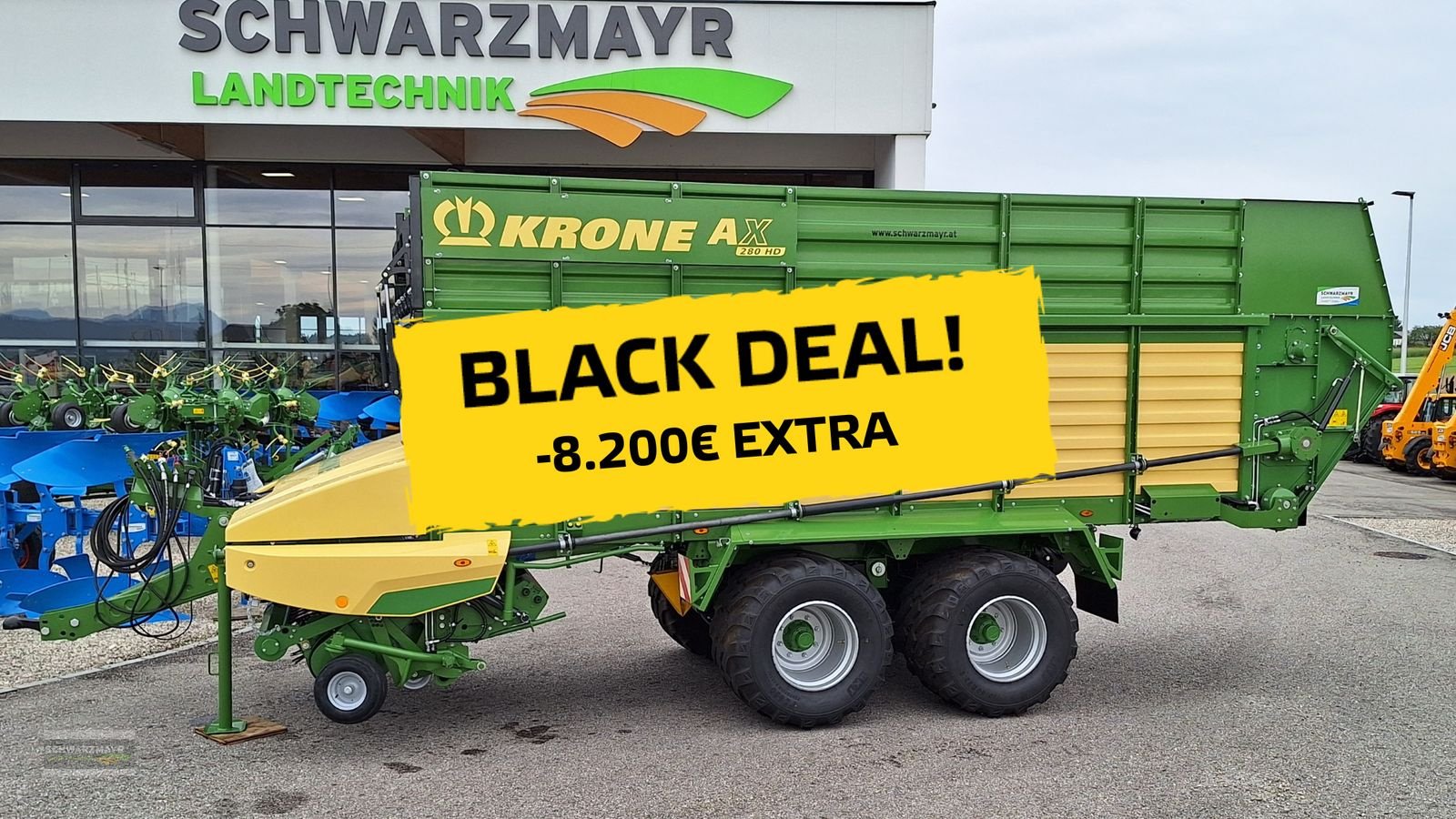 Ladewagen of the type Krone AX 280 D HD, Neumaschine in Gampern (Picture 2)