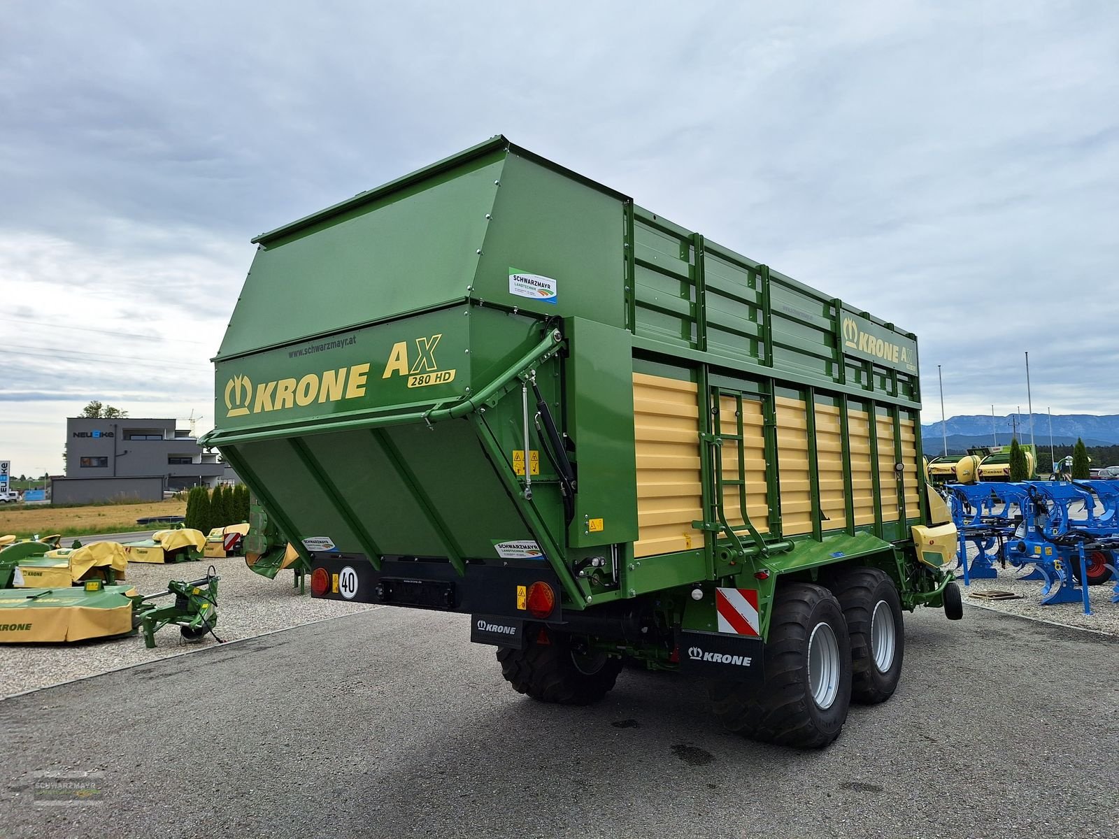 Ladewagen of the type Krone AX 280 D HD, Neumaschine in Gampern (Picture 7)
