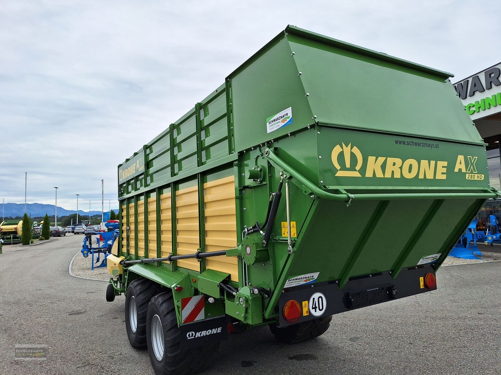 Ladewagen of the type Krone AX 280 D HD, Neumaschine in Gampern (Picture 8)