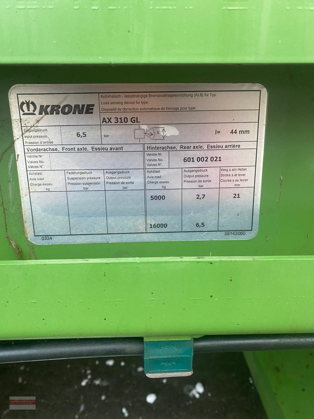 Ladewagen типа Krone AX 310 GL, Gebrauchtmaschine в Epfendorf (Фотография 12)