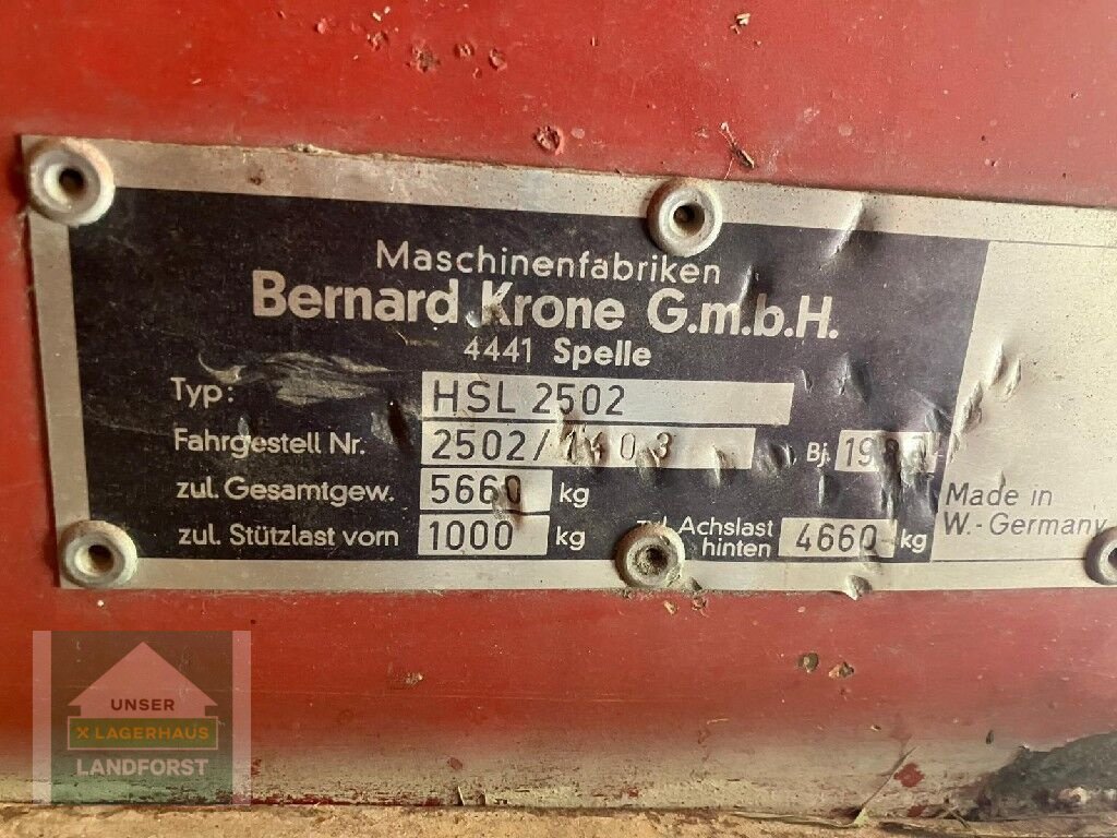 Ladewagen tipa Krone HSL - 2502, Gebrauchtmaschine u Murau (Slika 13)