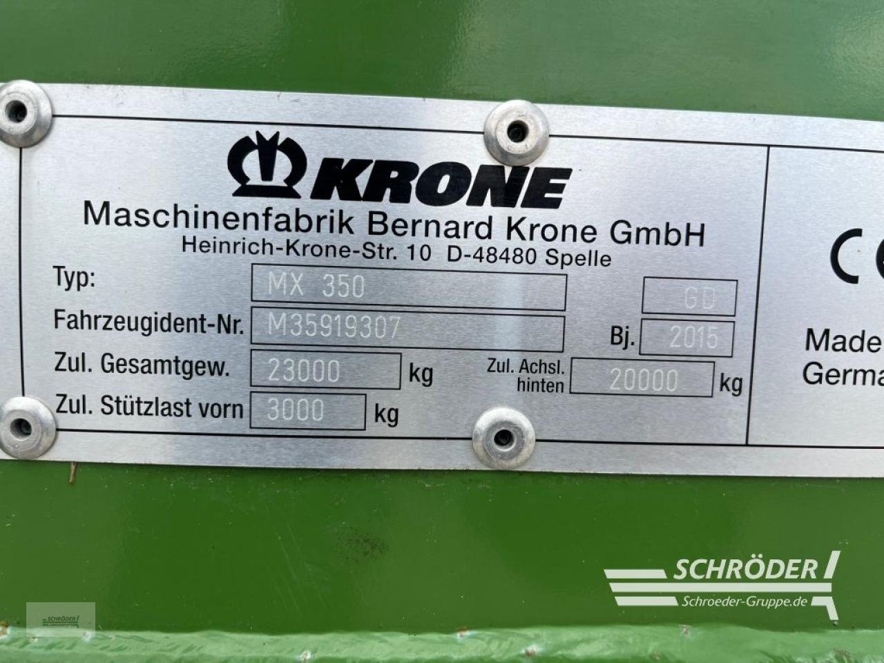 Ladewagen typu Krone MX 350 GD, Gebrauchtmaschine v Lastrup (Obrázek 14)